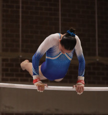 2023-12-09 Warm-up Women Poussines and Open Uneven bars at CGC Bettembourg 2023 (Martin Rulsch) 198
