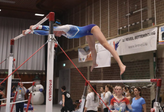 2023-12-09 Warm-up Women Poussines and Open Uneven bars at CGC Bettembourg 2023 (Martin Rulsch) 168