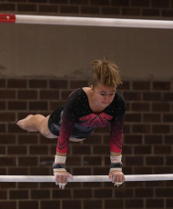 2023-12-09 Warm-up Women Poussines and Open Uneven bars at CGC Bettembourg 2023 (Martin Rulsch) 124