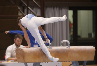 2023-12-10 Competition Men Jeunes Espoirs and Open Pommel horse at CGC Bettembourg 2023 (Martin Rulsch) 083
