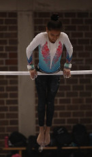 2023-12-09 Warm-up Women Benjamines and Jeunes Espoirs Balance beam Uneven bars at CGC Bettembourg 2023 (Martin Rulsch) 094