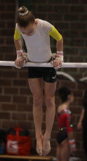 2023-12-09 Warm-up Women Benjamines and Jeunes Espoirs Balance beam Uneven bars at CGC Bettembourg 2023 (Martin Rulsch) 089