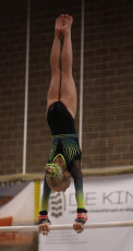 2023-12-09 Warm-up Women Benjamines and Jeunes Espoirs Balance beam Uneven bars at CGC Bettembourg 2023 (Martin Rulsch) 084
