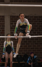 2023-12-09 Warm-up Women Benjamines and Jeunes Espoirs Balance beam Uneven bars at CGC Bettembourg 2023 (Martin Rulsch) 058