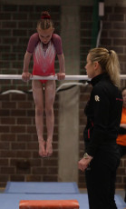2023-12-09 Warm-up Women Benjamines and Jeunes Espoirs Balance beam Uneven bars at CGC Bettembourg 2023 (Martin Rulsch) 042