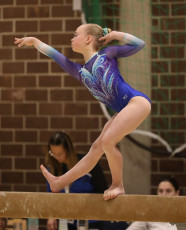 2023-12-09 Competition Women Benjamines and Jeunes Espoirs Balance beam at CGC Bettembourg 2023 (Martin Rulsch) 416