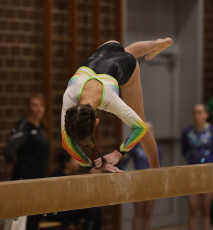 2023-12-09 Warm-up Women Benjamines and Jeunes Espoirs Balance beam Balance beam at CGC Bettembourg 2023 (Martin Rulsch) 142