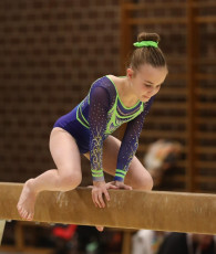 2023-12-09 Competition Women Benjamines and Jeunes Espoirs Balance beam at CGC Bettembourg 2023 (Martin Rulsch) 380