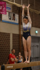 2023-12-09 Warm-up Women Benjamines and Jeunes Espoirs Balance beam Balance beam at CGC Bettembourg 2023 (Martin Rulsch) 065