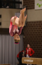 2023-12-09 Competition Women Benjamines and Jeunes Espoirs Balance beam at CGC Bettembourg 2023 (Martin Rulsch) 316