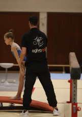2023-12-09 Warm-up Women Benjamines and Jeunes Espoirs Balance beam Balance beam at CGC Bettembourg 2023 (Martin Rulsch) 027