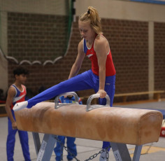 2023-12-10 Competition Men Poussines, Benjamines and Minimes Pommel horse at CGC Bettembourg 2023 (Martin Rulsch) 037