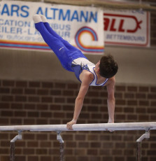 2023-12-10 Competition Men Poussines, Benjamines and Minimes Parallel bars at CGC Bettembourg 2023 (Martin Rulsch) 143