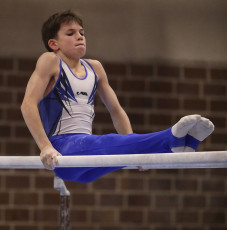 2023-12-10 Competition Men Poussines, Benjamines and Minimes Parallel bars at CGC Bettembourg 2023 (Martin Rulsch) 138
