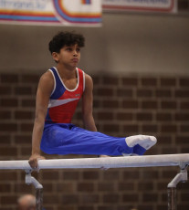 2023-12-10 Competition Men Poussines, Benjamines and Minimes Parallel bars at CGC Bettembourg 2023 (Martin Rulsch) 117