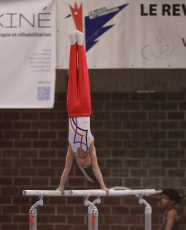 2023-12-10 Competition Men Poussines, Benjamines and Minimes Parallel bars at CGC Bettembourg 2023 (Martin Rulsch) 046