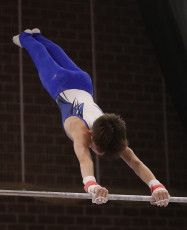 2023-12-10 Competition Men Poussines, Benjamines and Minimes Horizontal bar at CGC Bettembourg 2023 (Martin Rulsch) 245