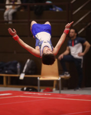2023-12-10 Competition Men Poussines, Benjamines and Minimes Floor exercise at CGC Bettembourg 2023 (Martin Rulsch) 073