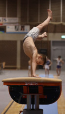 2023-12-10 Warm-up Men Poussines, Benjamines and Minimes Vault at CGC Bettembourg 2023 (Martin Rulsch) 07