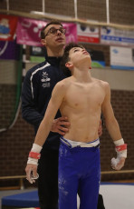 2023-12-10 Warm-up Men Poussines, Benjamines and Minimes Still rings at CGC Bettembourg 2023 (Martin Rulsch) 088