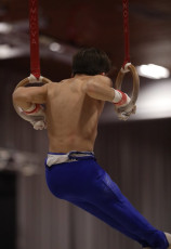 2023-12-10 Warm-up Men Poussines, Benjamines and Minimes Still rings at CGC Bettembourg 2023 (Martin Rulsch) 033