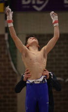 2023-12-10 Warm-up Men Poussines, Benjamines and Minimes Still rings at CGC Bettembourg 2023 (Martin Rulsch) 014