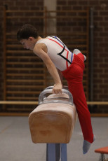 2023-12-10 Warm-up Men Poussines, Benjamines and Minimes Pommel horse at CGC Bettembourg 2023 (Martin Rulsch) 105