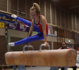 2023-12-10 Warm-up Men Poussines, Benjamines and Minimes Pommel horse at CGC Bettembourg 2023 (Martin Rulsch) 012