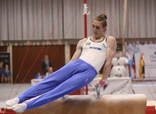 2023-12-10 Competition Men Jeunes Espoirs and Open Pommel horse at CGC Bettembourg 2023 (Martin Rulsch) 345