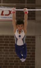 2023-12-10 Warm-up Men Poussines, Benjamines and Minimes Horizontal bar at CGC Bettembourg 2023 (Martin Rulsch) 131