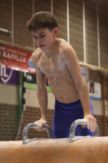 2023-12-09 Training Men 9 December Pommel horse at CGC Bettembourg 2023 (Martin Rulsch) 075