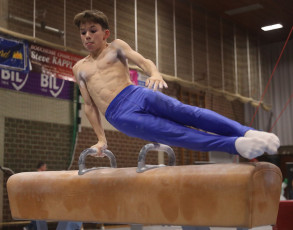 2023-12-09 Training Men 9 December Pommel horse at CGC Bettembourg 2023 (Martin Rulsch) 078