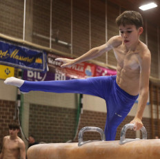 2023-12-09 Training Men 9 December Pommel horse at CGC Bettembourg 2023 (Martin Rulsch) 072