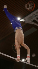 2023-12-10 Warm-up Men Poussines, Benjamines and Minimes Horizontal bar at CGC Bettembourg 2023 (Martin Rulsch) 087