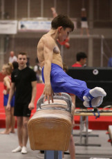 2023-12-09 Training Men 9 December Pommel horse at CGC Bettembourg 2023 (Martin Rulsch) 049