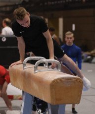 2023-12-09 Training Men 9 December Pommel horse at CGC Bettembourg 2023 (Martin Rulsch) 041
