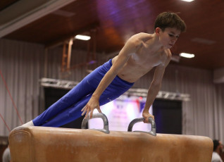 2023-12-09 Training Men 9 December Pommel horse at CGC Bettembourg 2023 (Martin Rulsch) 031