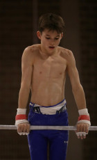 2023-12-10 Warm-up Men Poussines, Benjamines and Minimes Horizontal bar at CGC Bettembourg 2023 (Martin Rulsch) 065