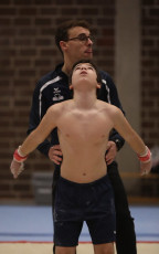 2023-12-10 Warm-up Men Poussines, Benjamines and Minimes Horizontal bar at CGC Bettembourg 2023 (Martin Rulsch) 046