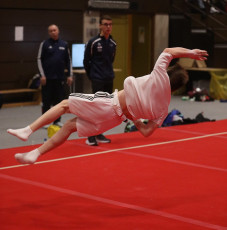 2023-12-10 Warm-up Men Poussines, Benjamines and Minimes Floor exercise at CGC Bettembourg 2023 (Martin Rulsch) 121