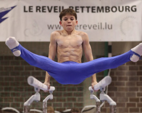 2023-12-09 Training Men 9 December Parallel bars at CGC Bettembourg 2023 (Martin Rulsch) 171
