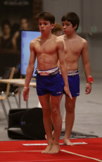 2023-12-10 Warm-up Men Poussines, Benjamines and Minimes Floor exercise at CGC Bettembourg 2023 (Martin Rulsch) 103