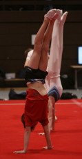 2023-12-10 Warm-up Men Poussines, Benjamines and Minimes Floor exercise at CGC Bettembourg 2023 (Martin Rulsch) 009