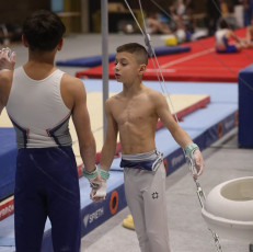 2023-12-10 Warm-up Men Poussines, Benjamines and Minimes at CGC Bettembourg 2023 Rest (Martin Rulsch) 115