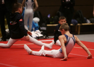 2023-12-10 Warm-up Men Poussines, Benjamines and Minimes at CGC Bettembourg 2023 Rest (Martin Rulsch) 018