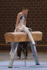 2023-12-10 Competition Men Poussines, Benjamines and Minimes Pommel horse at CGC Bettembourg 2023 (Martin Rulsch) 224
