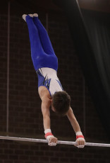 2023-12-10 Competition Men Poussines, Benjamines and Minimes Horizontal bar at CGC Bettembourg 2023 (Martin Rulsch) 253