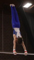 2023-12-10 Competition Men Poussines, Benjamines and Minimes Horizontal bar at CGC Bettembourg 2023 (Martin Rulsch) 243