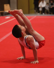 2023-12-10 Competition Men Poussines, Benjamines and Minimes Floor exercise at CGC Bettembourg 2023 (Martin Rulsch) 457