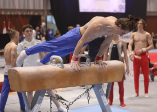 2023-12-10 Warm-up Men Jeunes Espoirs and Open Pommel horse at CGC Bettembourg 2023 (Martin Rulsch) 75